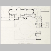 Baillie Scott, 'Greenways' in Sunningdale, Ground Floor Plan, Moderne Bauformen, vol.8, 1909, p.176.jpg